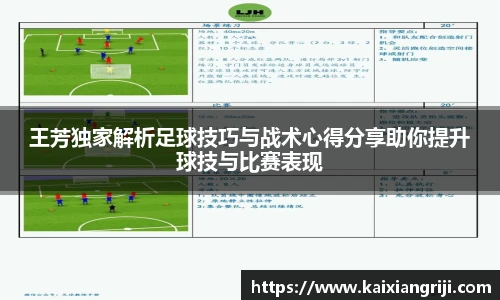 王芳独家解析足球技巧与战术心得分享助你提升球技与比赛表现